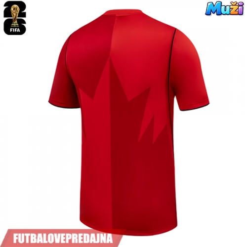 Lacne Muži Futbalové dres Kanada MS 2026 Krátky Rukáv - Domáci